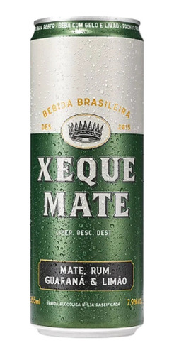 Bebida Xeque Mate.rum Limão Mate E Guaraná. 12latas De 355ml